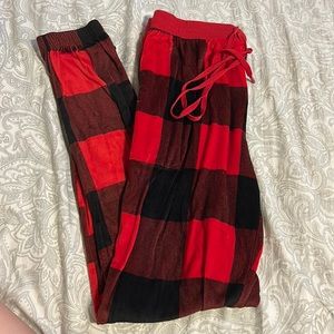 Plad Christmas pants